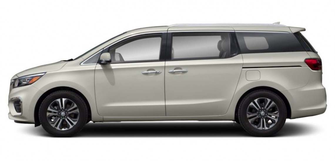 Kia Sedona Minivan 2016 белая